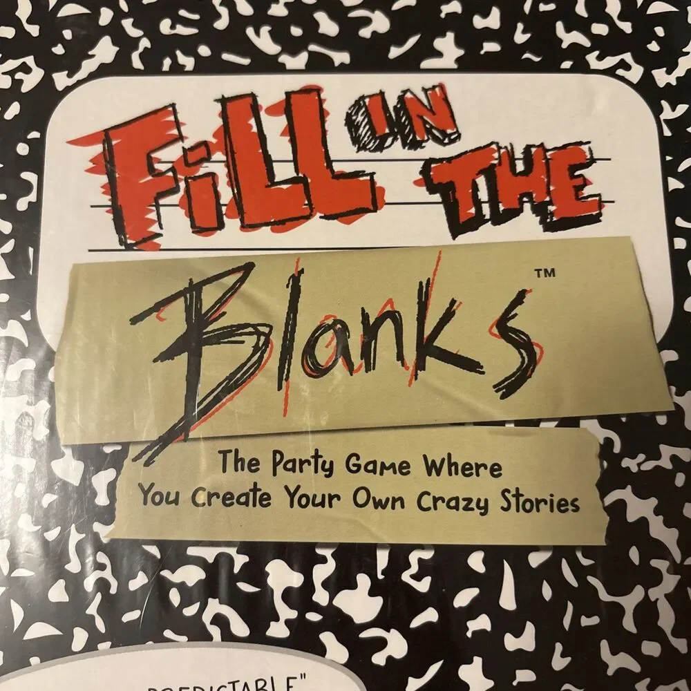 FILL IN THE BLANKS Crazy Party Game 3+ Players Ages 8+ By WhatDoYouMeme SEALED